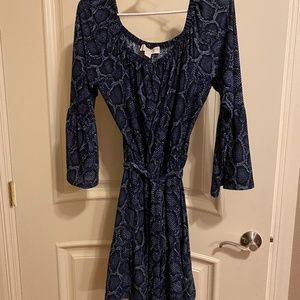Michael Kors Blue Snake Dress